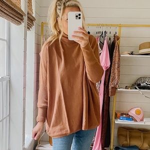 NWT Camel turtleneck